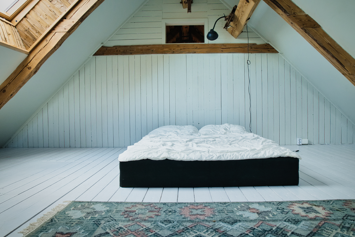The double room above the studio
