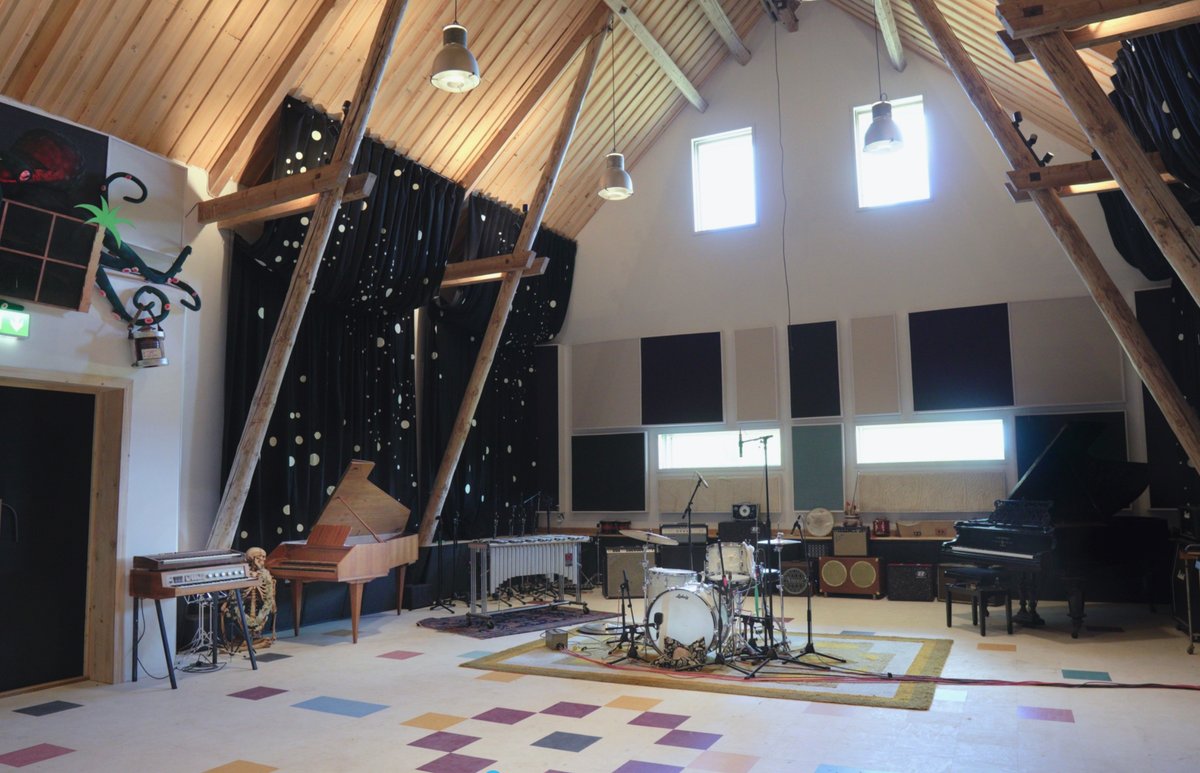 Inside the recording studio at Idea Farm