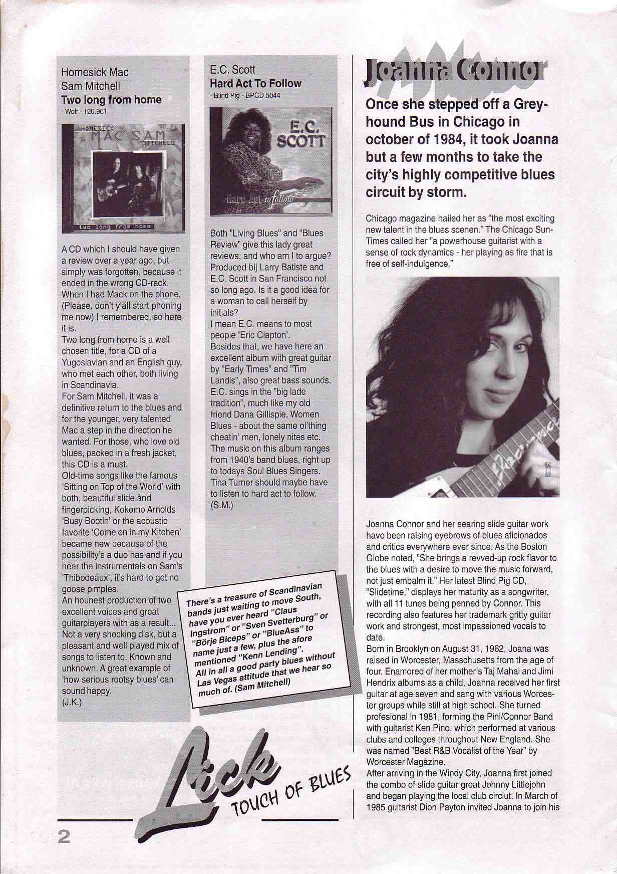 Lick Magazine review of Two Long From Home