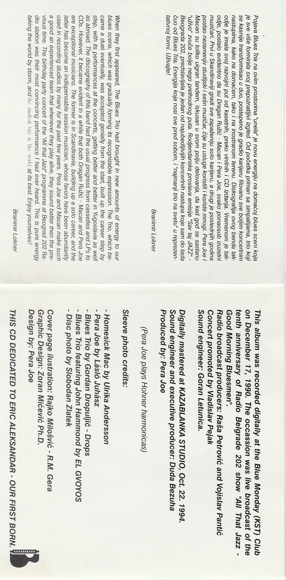 Booklet