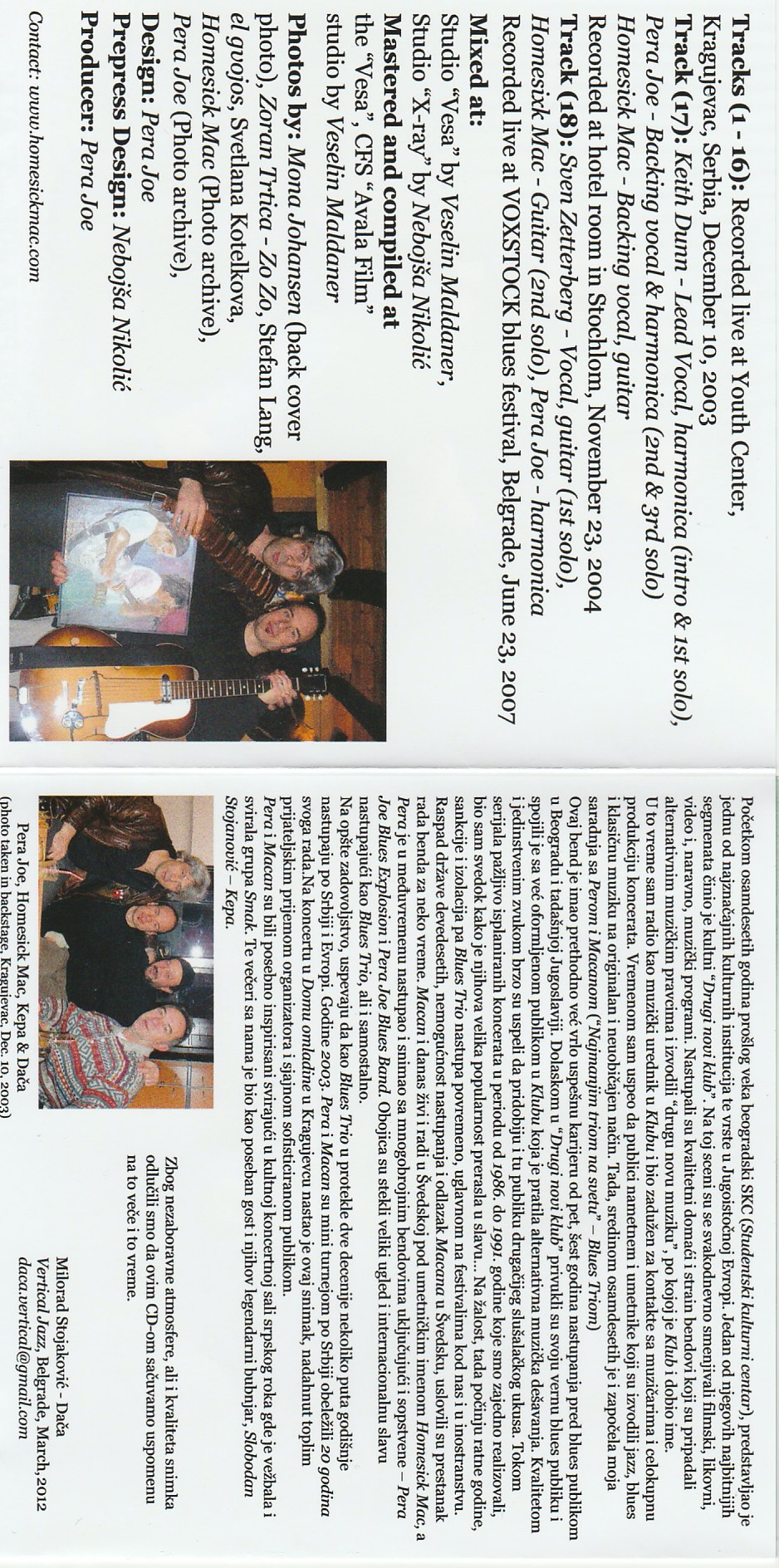 Booklet