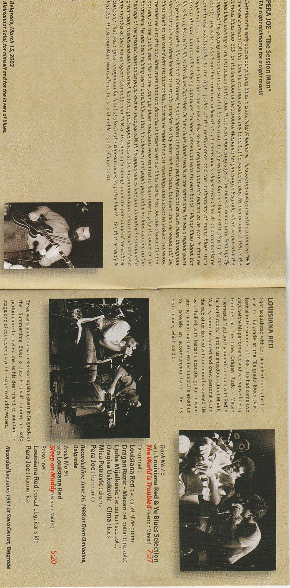 Booklet
