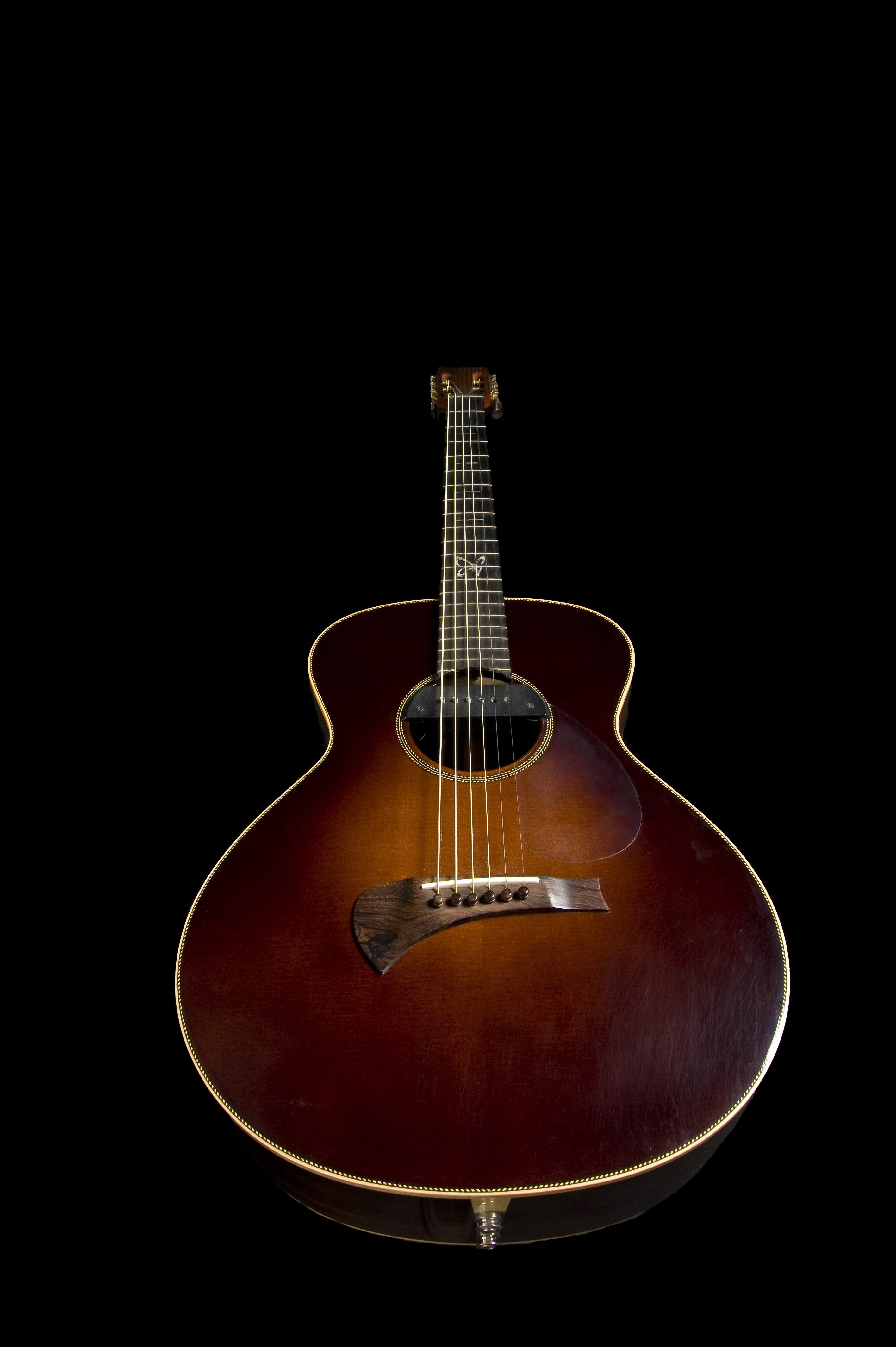 Mac's main Sandén acoustic — another angle